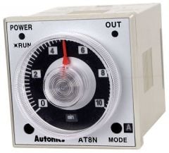 AT8N 100-240VAC 50/60Hz / 24-240VDC Çok İşlevli Analog Zamanlayıcı