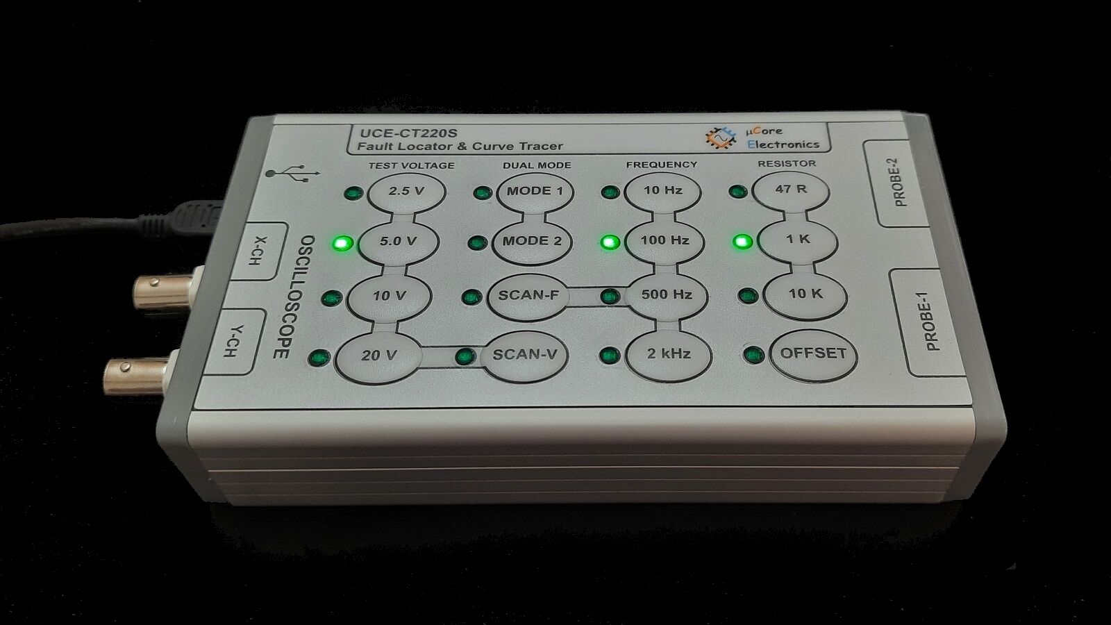 Ucore UCE-CT220S Arıza Hata Bulucu ve Eğri İzleyici
