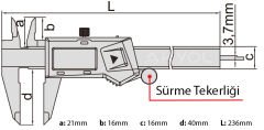 İnsize 1108-150 Dijital Kumpas 0-150mm