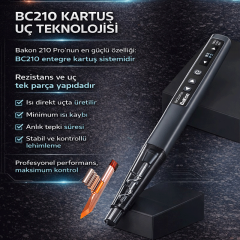 Bakon BK210 Pro Profesyonel Akıllı Kalem Havya C210 Kartuş Uçlu