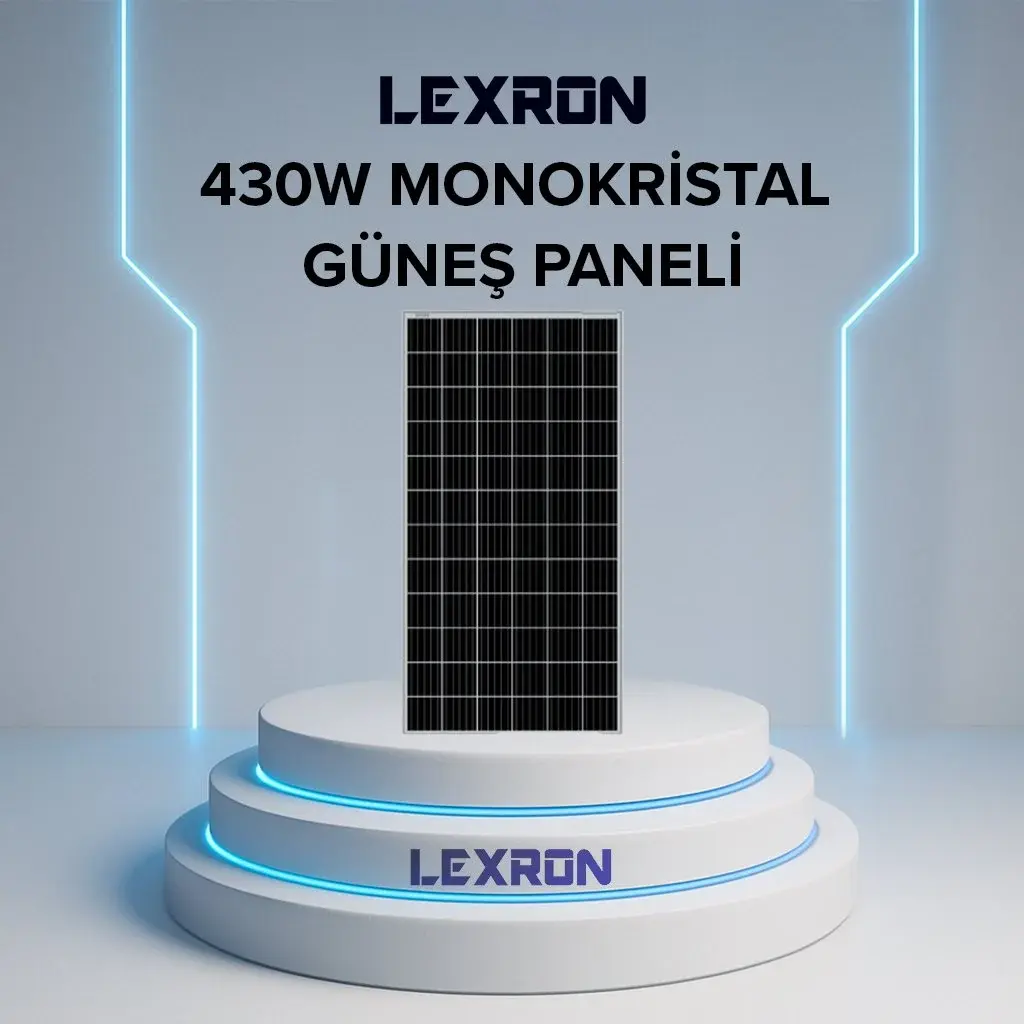 Lexron LXR-430M 430W Monokristal Güneş Paneli