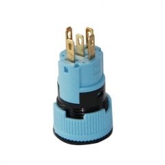 16mm Plastik LED'li Yaylı Buton 12V