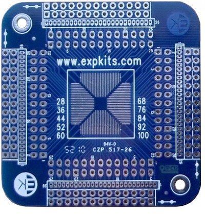 0.5 mm Universal TQFP SMD-Dip Dönüştürücü Kartı