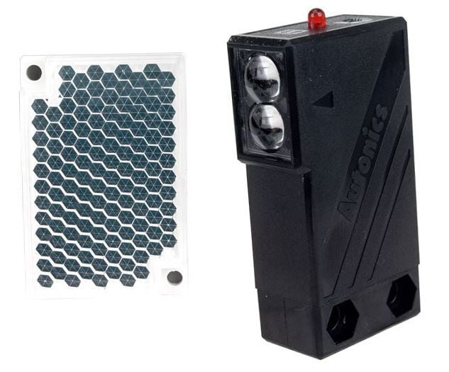 BMS2M-MDT 0,1~2m 12-24VDC NPN Reflektörlü Dikey Montaj Fotosel