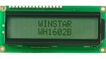 LCD MOD 16*2 80X36X13,5MM LEDB.LIGHT WHITE BLUE