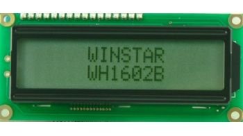 LCD MOD 16*2 80X36X13,5MM LEDB.LIGHT YELLOW GREEN
