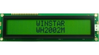 LCD MOD 20*2 LEDB.LIGHT STN POS YL-GR
