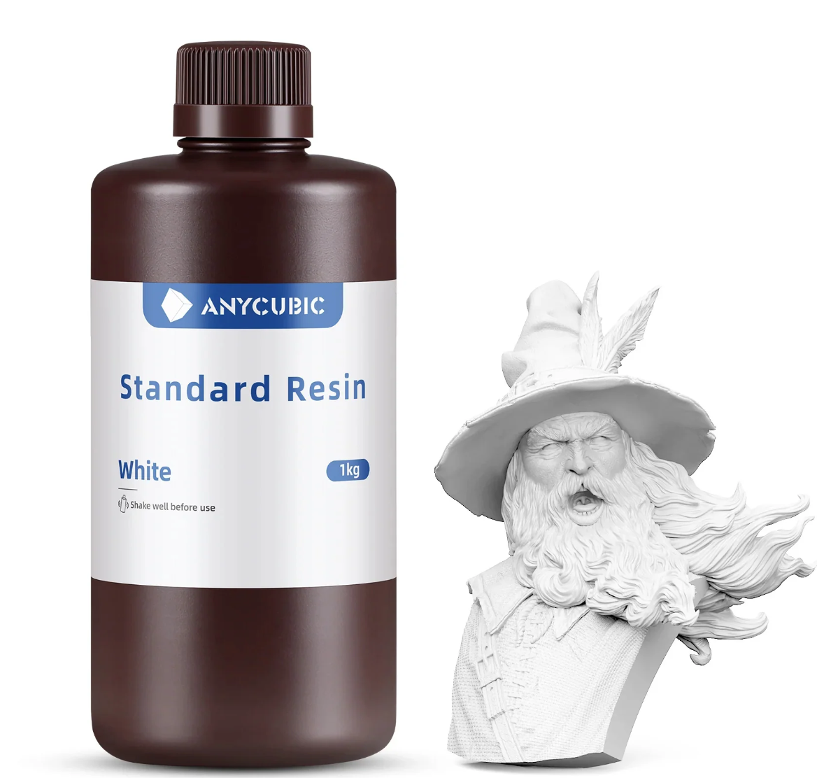 Anycubic Standard Resin Beyaz (White) 1 Kg UV Reçine