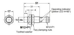 E2B-M12KN08-M1-B1 M12 PNP/NO İndüktif Sensör