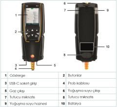 Testo 310 II Yazıcılı Baca Gazı Analiz Cihazı