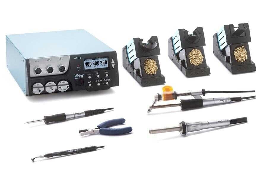 Weller WXR-3030 Dijital Havya İstasyonu – 3’ü 1 Arada Profesyonel Lehimleme ve Sökme Sistemi