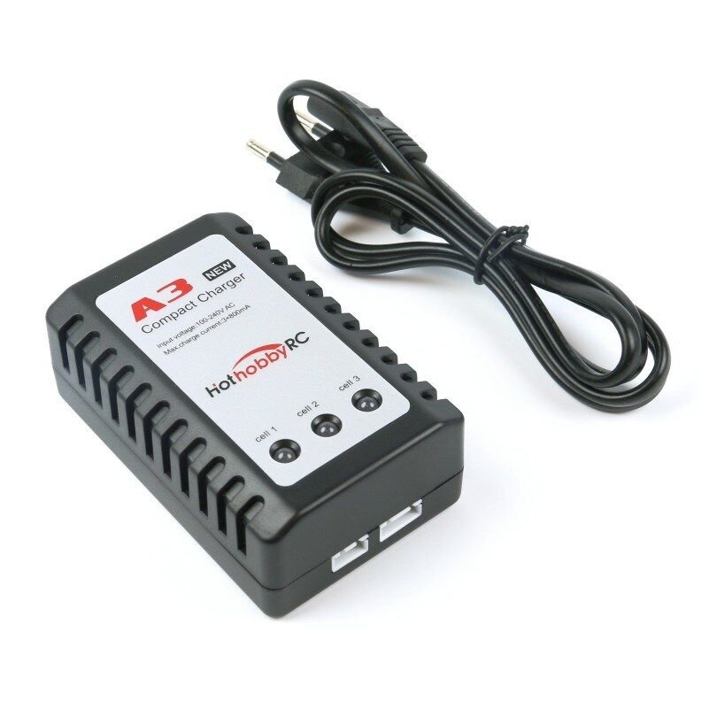 A3 Compact LiPo Şarj Aleti (2–3S) – Balanslı Şarj Cihazı