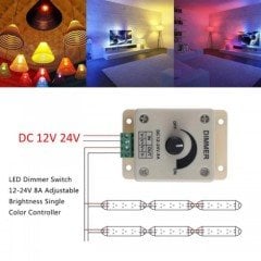 DC 12V 24V 8A DİMMER