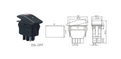 IC-134M Marin Switch Işıklı RK1-06N