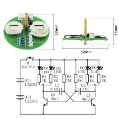 DIY Elektronik Kit LED Gyro