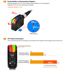 Autonics BC15-LDT-C-P Fotoelektrik Renk Sensörü