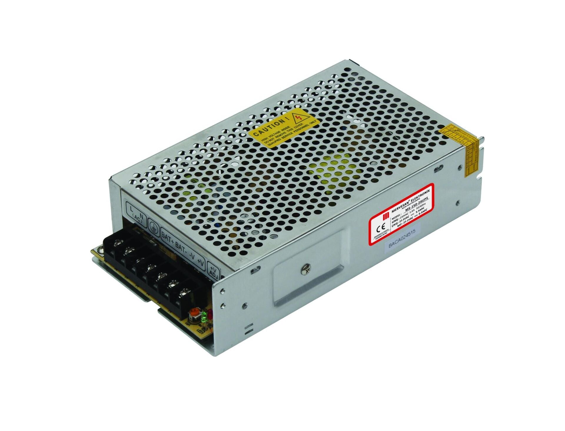 MT-150-24UPS 24V 5.5A Akü Şarj Özellikli SMPS Güç Kaynağı