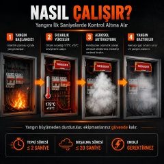 Fireblocker Otomatik Aerosol Yangın Söndürme Cihazı
