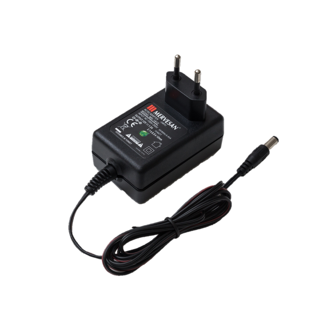 Mervesan MS-1506-C 2.1mm Jak 6 VDC 1.5 A Akü Şarj Adaptörü