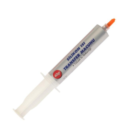 40 gr - Isı Transfer Silikonu (Şırınga) Gri