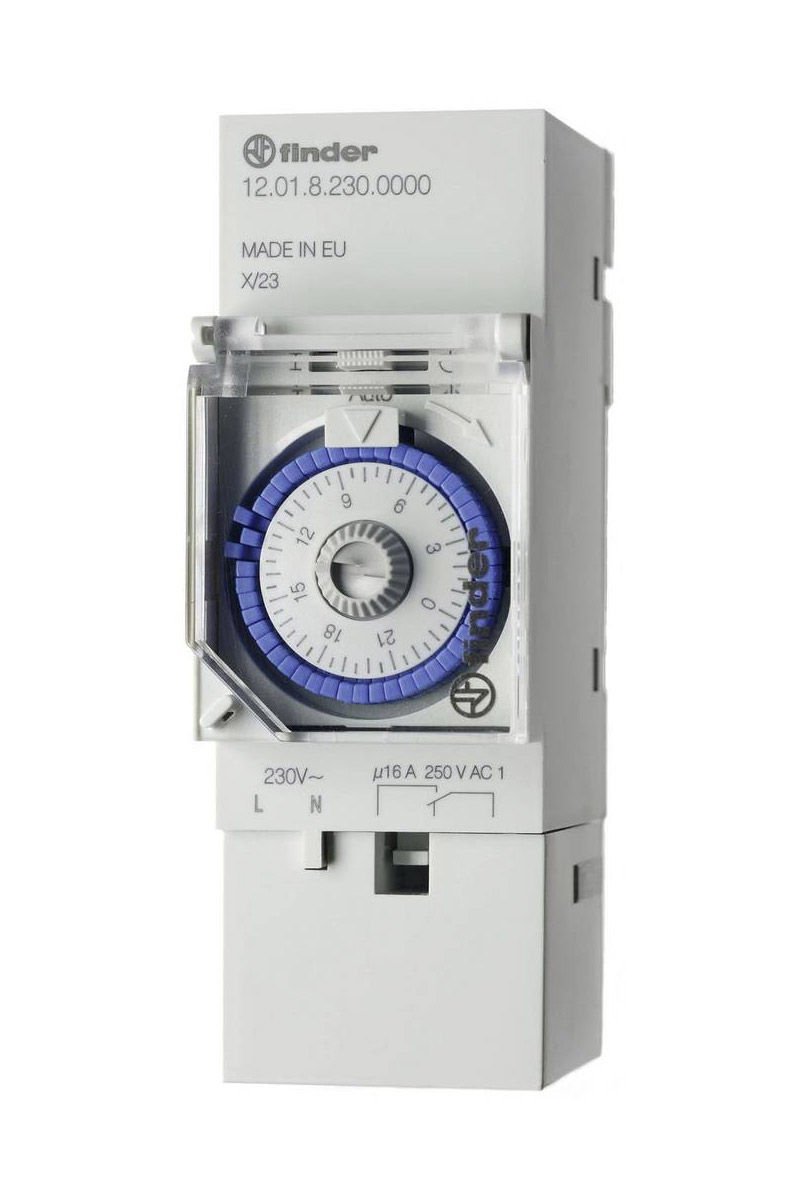 Finder 12.01.8.230.0000 Mekanik Günlük Zaman Rölesi