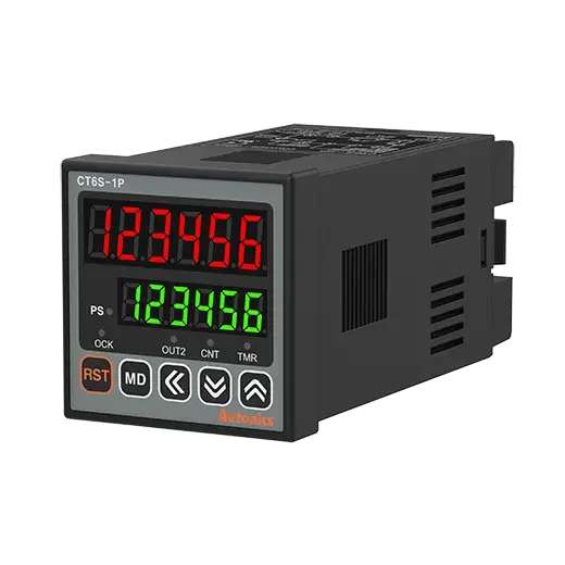 CT6S-1P4 48X48mm 100-240VAC Dokunmatik Tuşlu Sayıcı-Zamanlayıcı