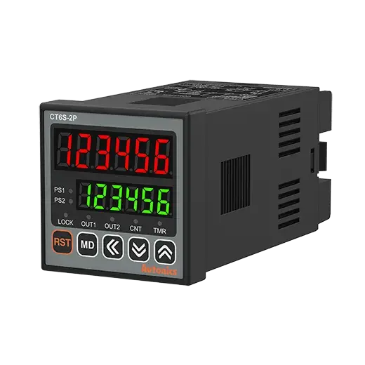 CT6S-2P4 48X48mm 100-240VAC Dokunmatik Tuşlu Sayıcı-Zamanlayıcı