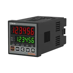 CT6S-2P4 48X48mm 100-240VAC Dokunmatik Tuşlu Sayıcı-Zamanlayıcı