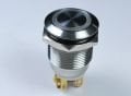 220V 19 mm Su Geçirmez Renkli Işıklı Metal Buton