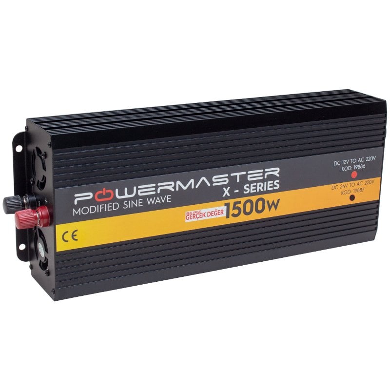Powermaster Pwr1500-24 Dijital Ekran 24v 1500w İnverter