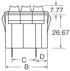 3683S-1-102L 1K 2W PNL MT