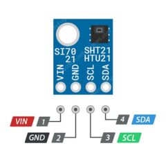 HTU21 Sıcaklık ve Nem Sensör Modülü