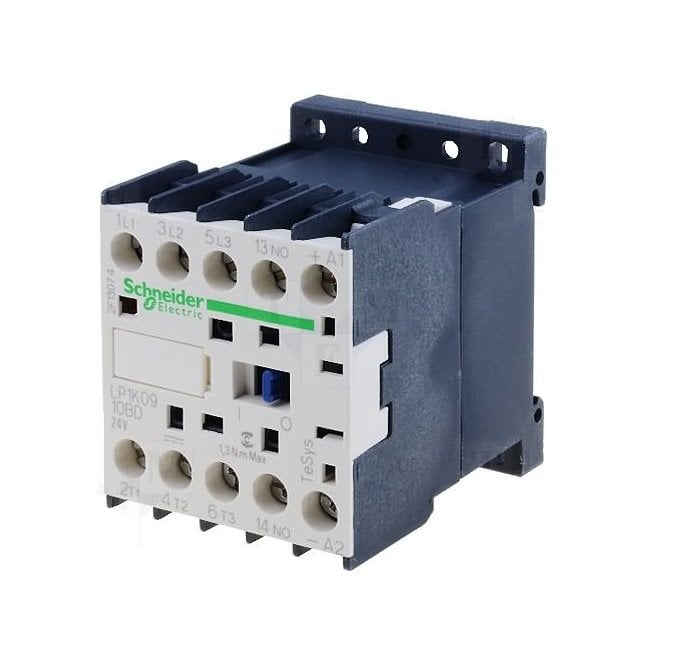 LP1K1210BD 12A (5,5 KW) 24VDC Bobinli 1NO Mini Kontaktör