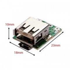 Lityum Pil Şarj - 5V USB Boost Modül