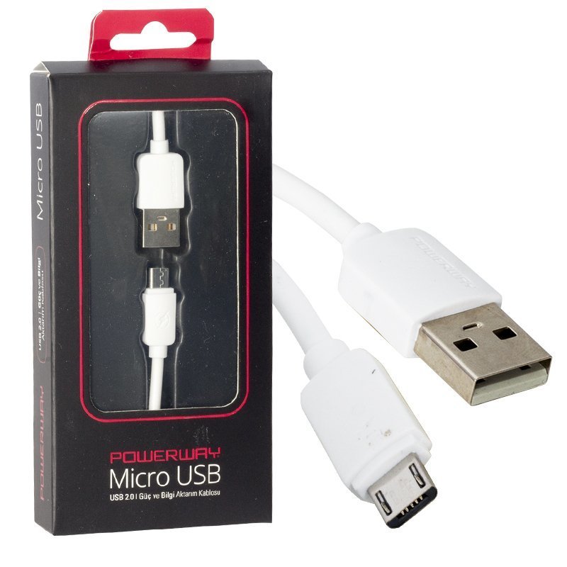 Powerway SM03 Micro Usb Şarj Data Kablosu