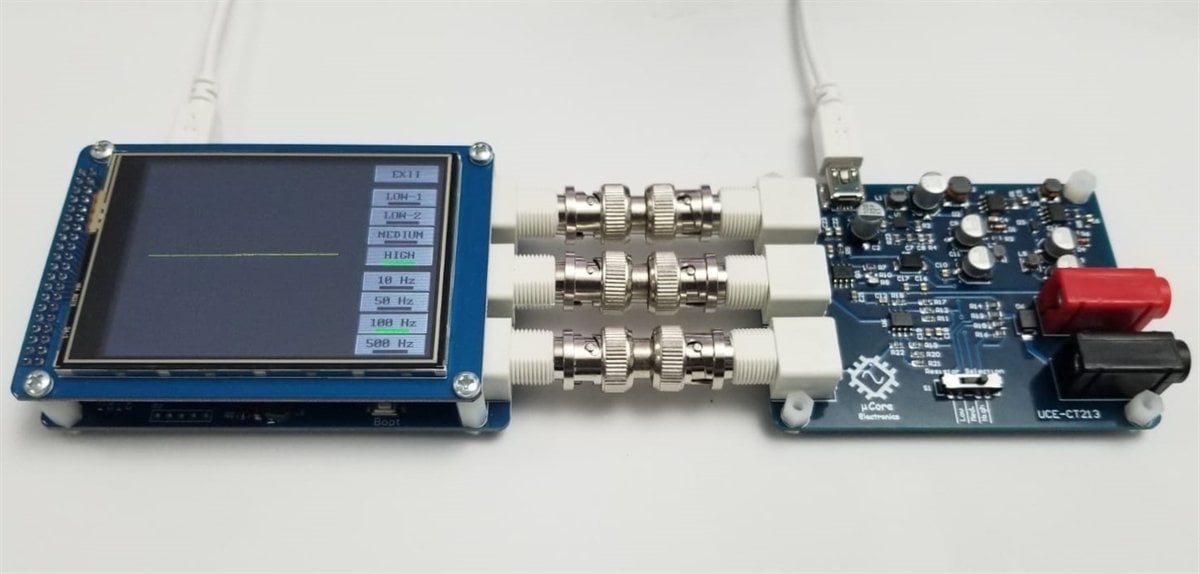 UCE DSO212-CT213 2 Kanal 1Mhz Komponent Test Özellikli Mini Osiloskop