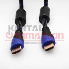 S-LİNK 10 mt SLX-265 Altın Kaplama Örgülü Full HD HDMI Kablo