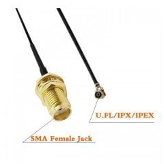 20CM Sma Ipex Female RF Kablo