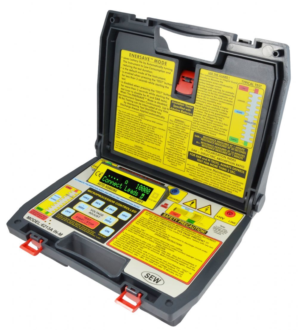 SEW 6213A IN-M - 10000V İzolasyon Test Cihazı