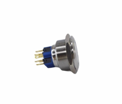 GQ30-11E 30mm Metal LED'li Yaylı Buton IP65