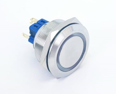 GQ30-11E 30mm Metal LED'li Yaylı Buton IP65