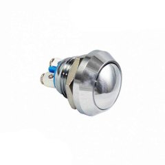 No:81 12mm Işıksız Metal Buton IP65