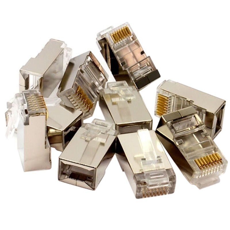 Rj45 Metal Uç Cat6 8P/8C Shield