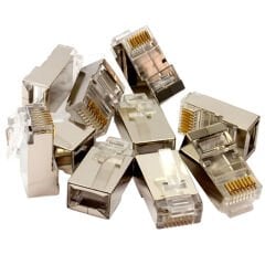 Rj45 Metal Uç Cat6 8P/8C Shield