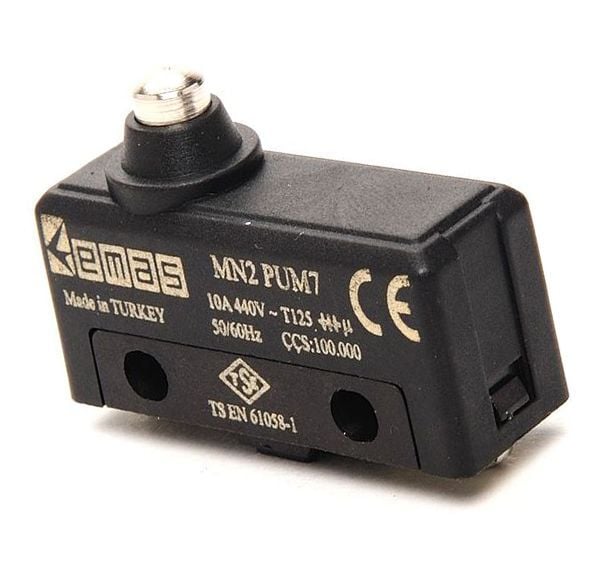 MN2PUM7 Mini Switch Tip2 Kalın Kısa Metal Pimli