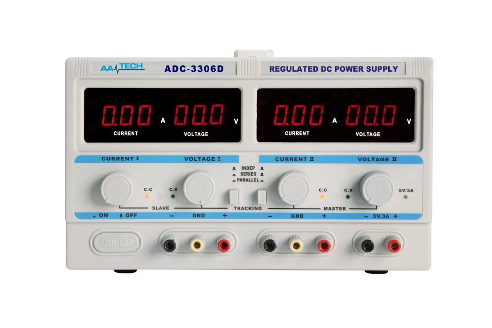 AATech ADC-3306D 0-30v 6A Çift Çıkışlı Ayarlı Güç Kaynağı