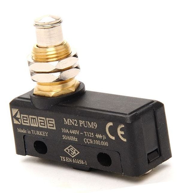 MN2PUM9 Mini Switch Tip2 Kalın Uzun Metal Pimli
