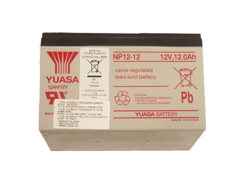 Yuasa 12V 12A Kuru Akü NP12-12