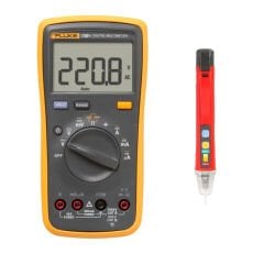 Fluke 15B+ Dijital Multimetre ve Unit AC Voltaj Dedektörü