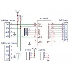 PCF8574 IO Genişleme Modülü
